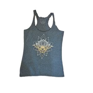 Fifth SUN Womens grafitti Lightweight Tank, Grey, Size M